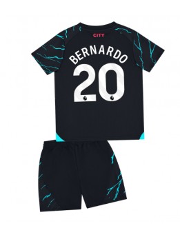 Manchester City Bernardo Silva #20 Replika Tredje Kläder Barn 2023-24 Kortärmad (+ byxor)
